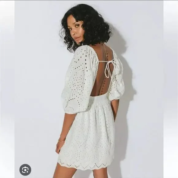 Cleobella Aria Mini Dress in Flora Polka NWT - Picture 4 of 14